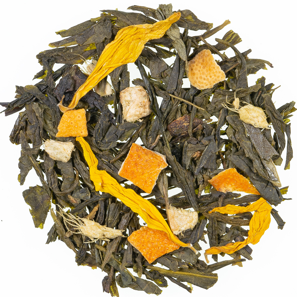 Ingwer-Zitrone Grüntee, natürliches Aroma