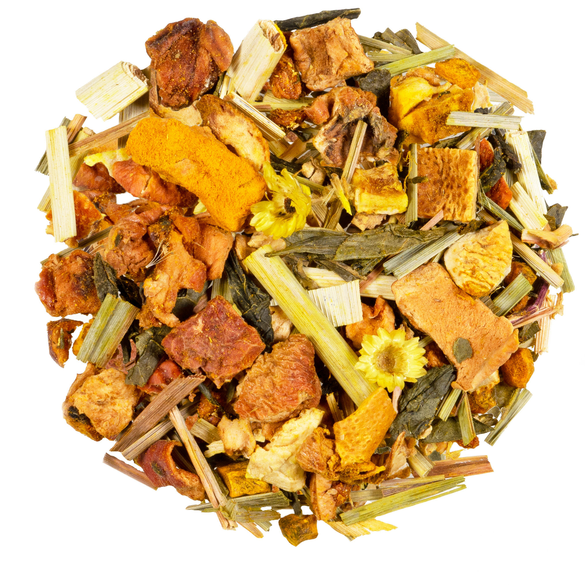 Ingwer Shot Kräutertee mit Grüntee (15%), natürliches Aroma