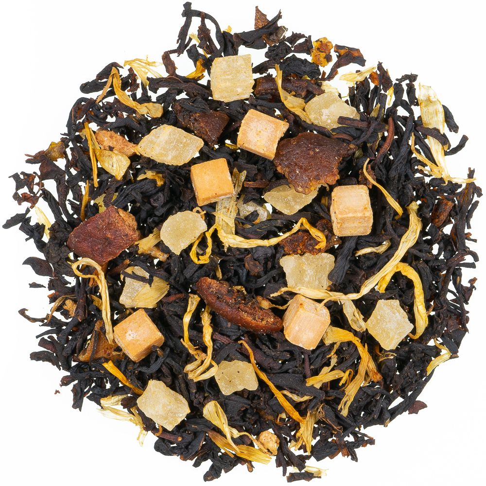 Birne Karamell, Schwarztee